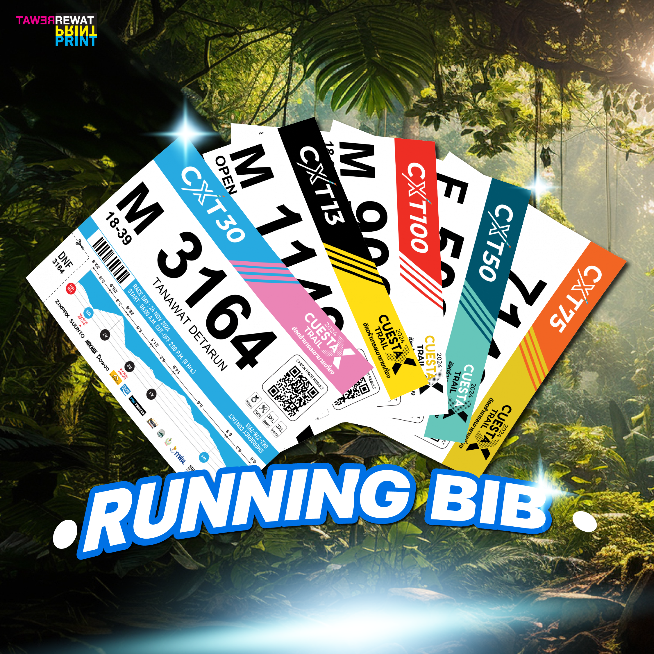 RUNNING BIB